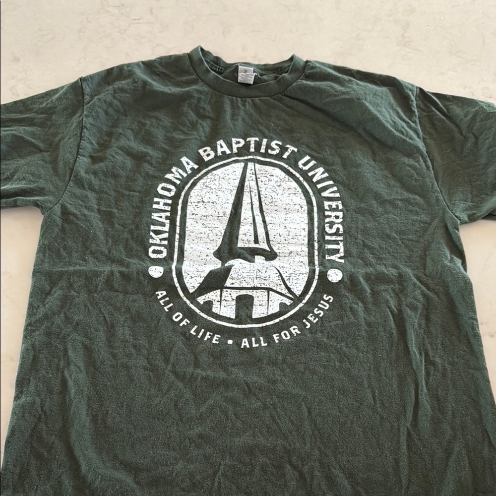Oklahoma Baptist University Green T-Shirt